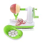 Plucheur de pommes �plucheur de poires avec 8 cales trancheuse de pommes et vide - pomme lames en acier ...