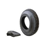 Pneu remorque 400 x 8 ? charge maximale 230 kg ? diam�tre jante 8 pouces ? 4 plis ? chambre � air incluse ...