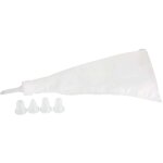 Poche  douille et 5 embouts en plastique 28 cm zenker smart pastry