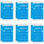 Poches de glace, lot de 12, chaud et froid, 9 x 15 cm, premiers secours, pochettes r�utilisables, bleu ...