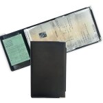 Pochette carte grise (lot de 1) - �tui rigide anti - d�chirure pour assurance auto / documents voiture ...