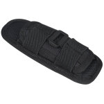 Pochette ceinture lampe torche rotative 360� en nylon r�sistant d�chirure pour randonn�e noir