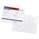 Pochette porte - documents - raja - 22. 5 x 16. 5 cm - transparent - autocollante - imperm�able