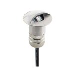 Pod spot led 1w, rvb, ip67 acier inoxydable, rvb