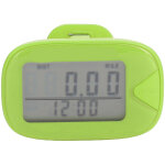 Podom�tre num�rique grand �cran multifonction l�ger compteur de pas m�moire pr�cise hommes femmes vert ...