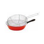 Po�le friture d. 26 rouge - baumalu