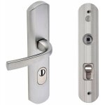 Poign�e de porte blind�e design vachette muze chrome velours 195 mm
