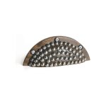 Poignée coquille pour meuble style décoratif fabriqué en chêne finition chêne / métal distance entre ... Poignée coquille pour meuble style décoratif fabriqué en chêne finition chêne / métal distance entre ...