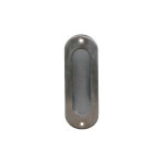 Poignées cuvettes ovale à encastrer - inox brossé Poignées cuvettes ovale à encastrer - inox brossé
