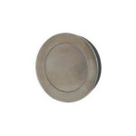 E - b - poignées cuvettes ronde à encastrer - avec platine poussoir - diamètre 80 mm - inox brossé E - b - poignées cuvettes ronde à encastrer - avec platine poussoir - diamètre 80 mm - inox brossé