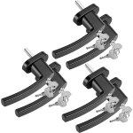 Poigne de fentre noire verrouillable  cls scurit enfants poigne de scurit pour fentre acier ...