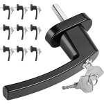Poigne de fentre noire verrouillable  cls scurit enfants poigne de scurit pour fentre acier ...