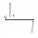 Poign�e de manivelle articul�e pour volet roulant en acier avec contre - poign�e et goupille store fen�tre ...