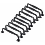 Poignée de meuble - 10pcs poignée de porte noir bâton cuisine armoire tiroir chambre tirer entraxe 96mm ... Poignée de meuble - 10pcs poignée de porte noir bâton cuisine armoire tiroir chambre tirer entraxe 96mm ...
