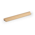 Poign�e de meuble flapp 0610 ? aluminium bross� ? longueur 200mm ? entraxe 128mm ? design ergonomique ...