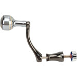 Poign�e de moulinet de p�che en alliage d'aluminium avec surface lisse et poign�e � bille pour canne ...