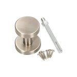 Poign�e de porte en acier inoxydable - poign�e de porte non rotative - rosace mate - kotarbau