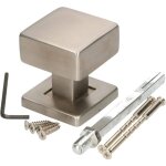 Poign�e de porte acier inoxydable quincaillerie de porte 1 pi�ce durable carr�e - kotarbau