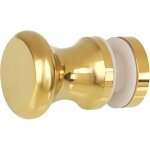 Poign�es de porte douche unilat�ral de douche rondes en verre, en acier inoxydable, poign�es rechange ...