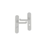 Ouvre&deco ? lot de 2 poign�es de porte tubulaire entr�e de cl� ? nylon gris ? entraxe 195 mm ? pour ...