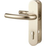 Poign�e de porte d'entr�e - tokyo hoppe et cie - beige ivoire - cl� i - 195 mm