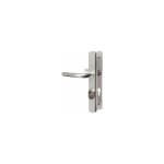 Vachette - poign�e de porte fen�tre blind�e - secumax gris argent - cl� i - 195 mm