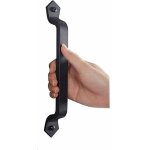 Poign�e de porte en fonte ancienne de 11 pouces d'�paisseur, solide, poign�e de porte, poign�e de porte ...