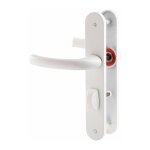 Poign�e de porte int�rieure - tokyo - hoppe et cie - blanc pur - condamnation - 195 mm