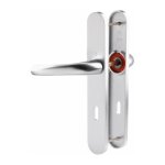 Hoppe et cie - poignée de porte intérieure - tokyo gris argent - clé l - 195 mm Hoppe et cie - poignée de porte intérieure - tokyo gris argent - clé l - 195 mm