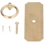 Poign�e de porte de meuble en cuivre pur style antique, longueur 10cm, pour armoire et fen�tre r�tro