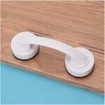 Poign�e de porte de miroir en verre ventouse, r�frig�rateur tiroir salle de bains ventouse, main courante ...