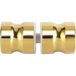 Poign�es de porte multilat�ral de douche rondes en verre, en acier inoxydable, poign�es rechange pour ...