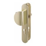 Poign�e de porte pali�re azal�e sup ? aluminium beige ivoire ? entraxe 195 mm ? pour porte d'entr�e ? ...