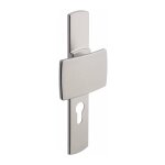 Vachette - poignée de porte palière - muze gris - clé i - 195 mm Vachette - poignée de porte palière - muze gris - clé i - 195 mm