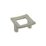 Poign�e de meuble en aluminium inox de 50x23mm entraxe 32mm, frame