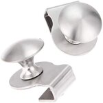 Poign�e de porte en verre en acier inoxydable / clip / clip en verre 5 - 8 mm vitrine meuble meuble tiroir ...