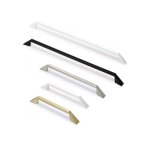 Poign�e right 6841 - talla blanc mat. 360x8x28mm. entraxe 320mm.
