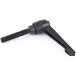 Poign�e de serrage r�glable m10 - levier � filetage m�le 25 - 50mm - alliage aluminium pour �tau / �tabli ...