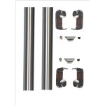 Poign�es de tirage   klose besser  - b�ton mar�chal : 2 tubes de 1000 mm / inox 316 / diam : 40 mm + ...