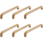 Poign�e de tiroir en bois verni transparent, poign�e de porte, pour meubles de cuisine, commodes et armoires. ...