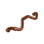 Poign�e vague en cuivre - entraxe 160 mm - �12 arcanaute