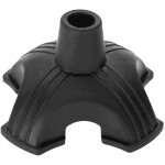 Pointe de canne autoportante en caoutchouc � 4 embases antid�rapantes, embout 19mm