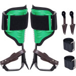 Pointes deescalade dearbre, 1 paire, crampons deescalade dearbre en acier allie, charge de 158 kg, avec ...