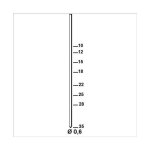 Pointe finette minibrads d. 0. 6 mm alsafix