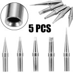 Pointes de soudure 5pcs pour fer � souder et, pointes de fer � souder de remplacement et pour weller ...