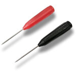 Pointe de touche pour multim�tre, universelle, jack 2 mm, aiguille en acier � perforation extra fine, ...