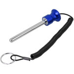 Pointeau magn�tique pour poids avec corde de traction - accessoire d'entra�nement de force bleu