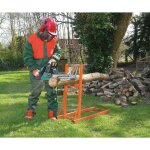 Le poisson qui jardine - chevalet de sciage professionnel troncs et grumes capacit� 150 kg - orange