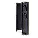 Le poisson qui jardine - multiprise borne ronde noire 2 prises �lectriques pour jardin et ext�rieur
