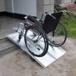 Le poisson qui jardine - rampe d'acc�s et de marche pour fauteuil roulant, quad 244 cm, 270 kg